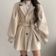 Loose-Fit Wool Coat