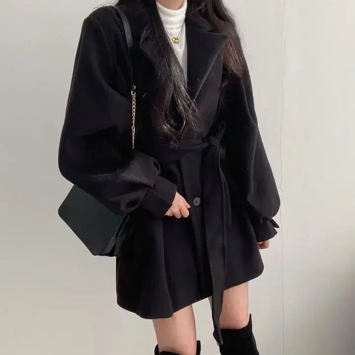 Loose-Fit Wool Coat