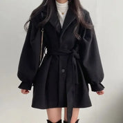 Loose-Fit Wool Coat