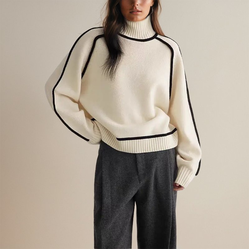 Elegant Turtleneck Sweater - Trendorya