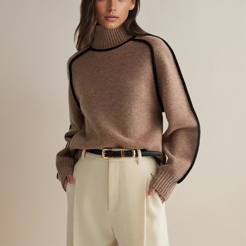 Elegant Turtleneck Sweater - Trendorya