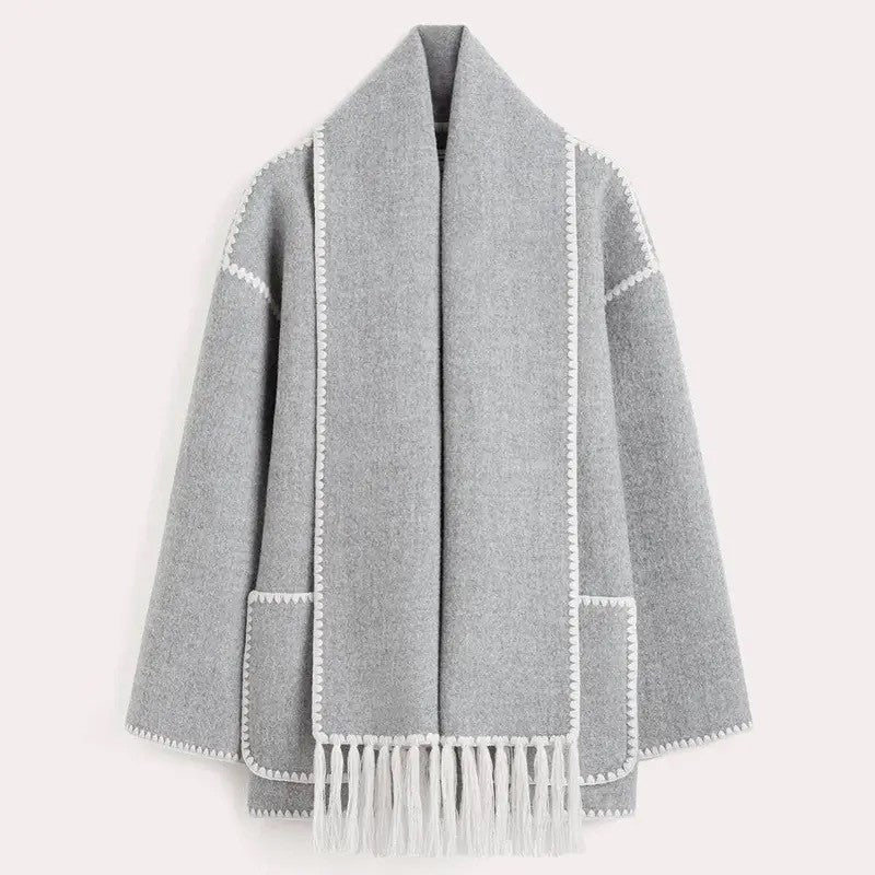 Scarf Coat - Trendorya