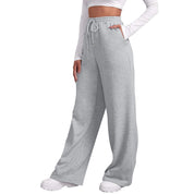 Wide - Leg Fleece - Lined Joggers - High - Waist Workout and Travel Fitness Pants - Trendorya